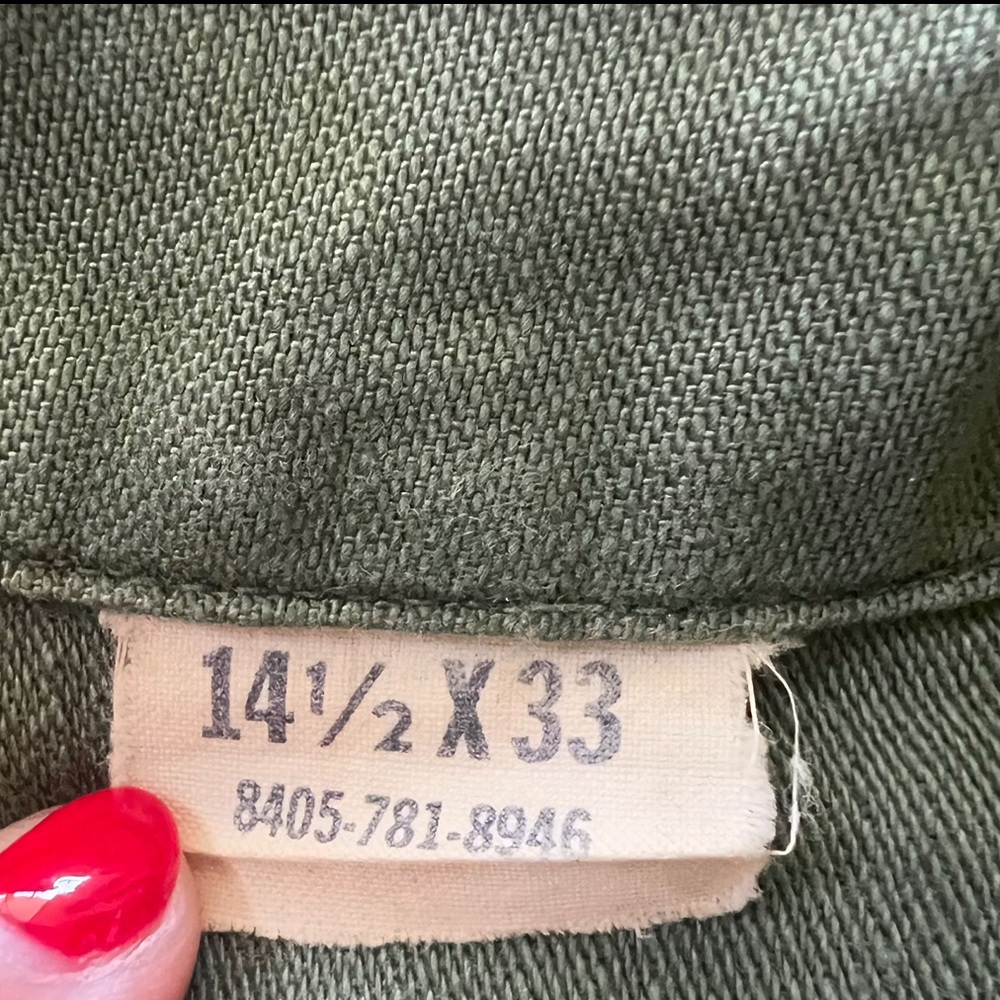 Vintage Green Button Down With Patches - image 3